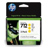 HP 3ED79A / HP 712 atrament originál, žltá (yellow)