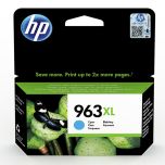 HP 3JA27AE / HP 963XL atrament originál, azúrová (cyan)