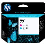 HP C9383A / HP 72 atrament originál, azúrová + purpurová