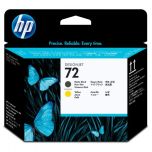 HP C9384A / HP 72 atrament originál, matná čierna + žltá