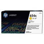 HP CF332A / HP 654A toner originál, žltá (yellow), II. akosť kartónového obalu