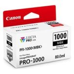 Canon PFI1000MBK 0545C001 atrament originál, matná čierna (matte black)