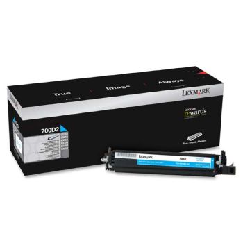 Lexmark 70C0D20 vývojová jednotka originál, azúrová (cyan)