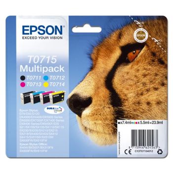Epson T0715 C13T07154012 atrament originál, CMYK