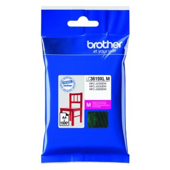 Brother LC3619XLM atrament originál, purpurová (magenta)